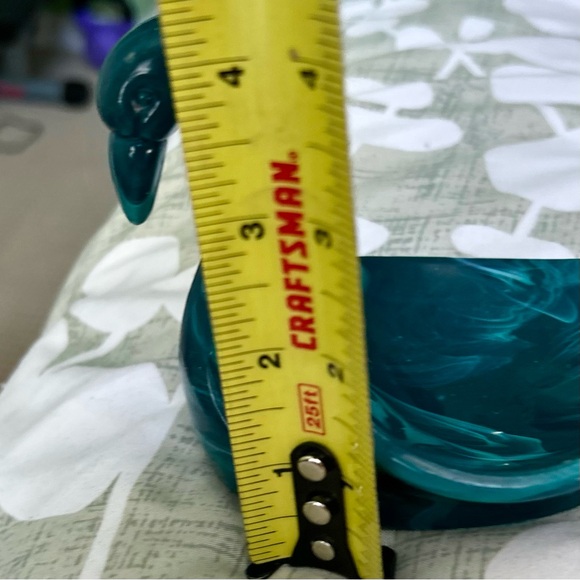 Vintage Turquoise Green Swan Retro Cottagecore Farmhouse Soap Bar Holder Dish - Picture 10 of 11